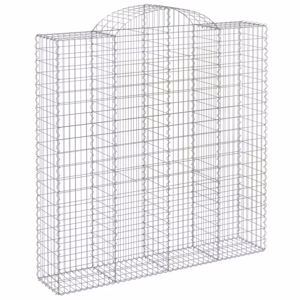 Cesto Gabbione ad Arco 200x50x200/220 cm Ferro Zincato