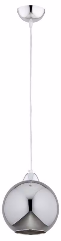 Lampada a sospensione DAXIA cromata grafite 1xE27x15W in metallo, dimensioni: 90x20x20 cm, IP20, Alfa