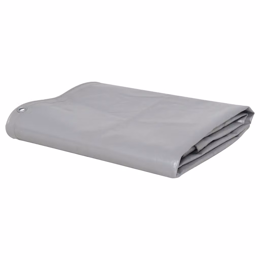 Telone in PVC vidaXL Grigio 5x6 m 650 g/m²