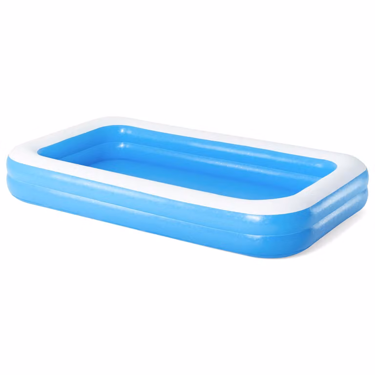 Piscina Gonfiabile Rettangolare Bestway in PVC Blu L 305 x P 183 x H 46 cm