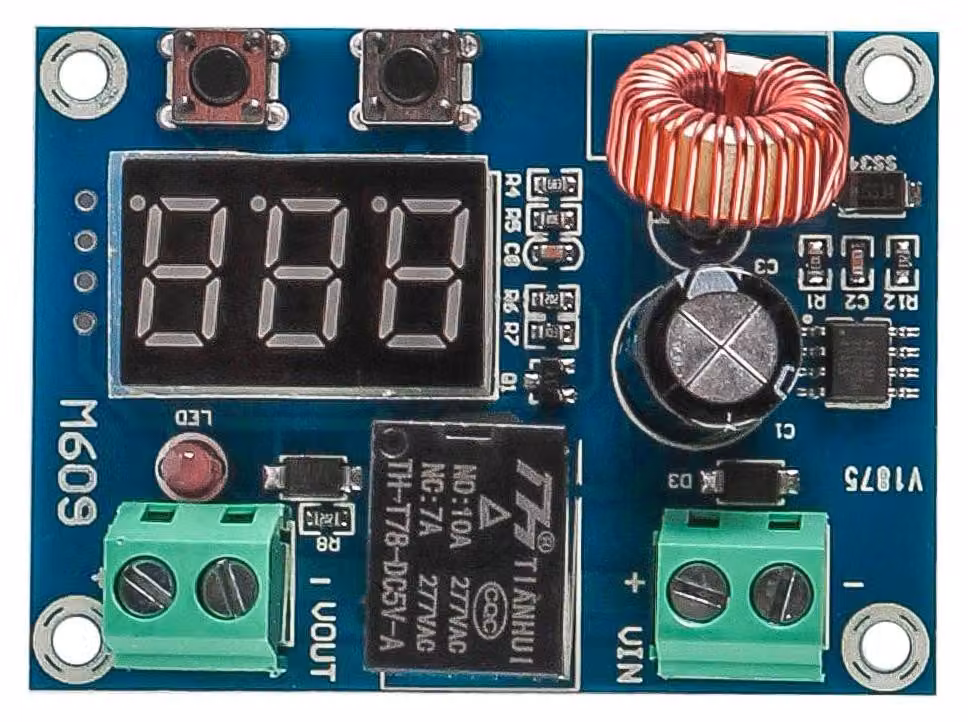 Monitor per batteria da 12V-36V con protezione da sottotensione e sovrascarica