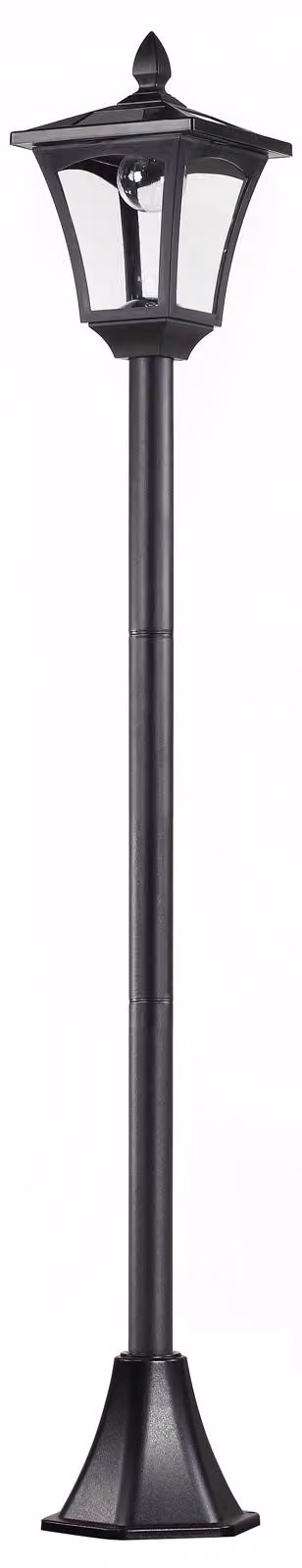 Lanterna da giardino Outsunny Solar con LED da 40 lumen, altezza 160 cm