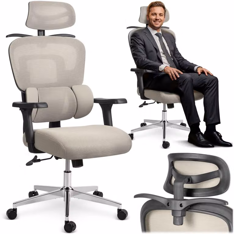 Sedia da ufficio Sofotel Talin Micro Mesh - Grigio