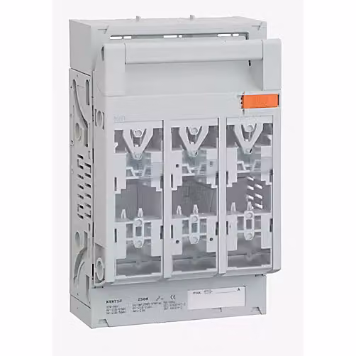 Sezionatore ABN NH, taglia 1, con attacco universale, montaggio su sbarre collettrici da 60 mm, EBM 70 mm XTR712