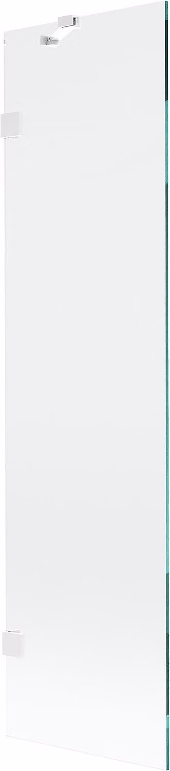 Mexen Lunar parete doccia a 1 anta 50 x 150 cm, trasparente, bianco - 897-050-000-20-00