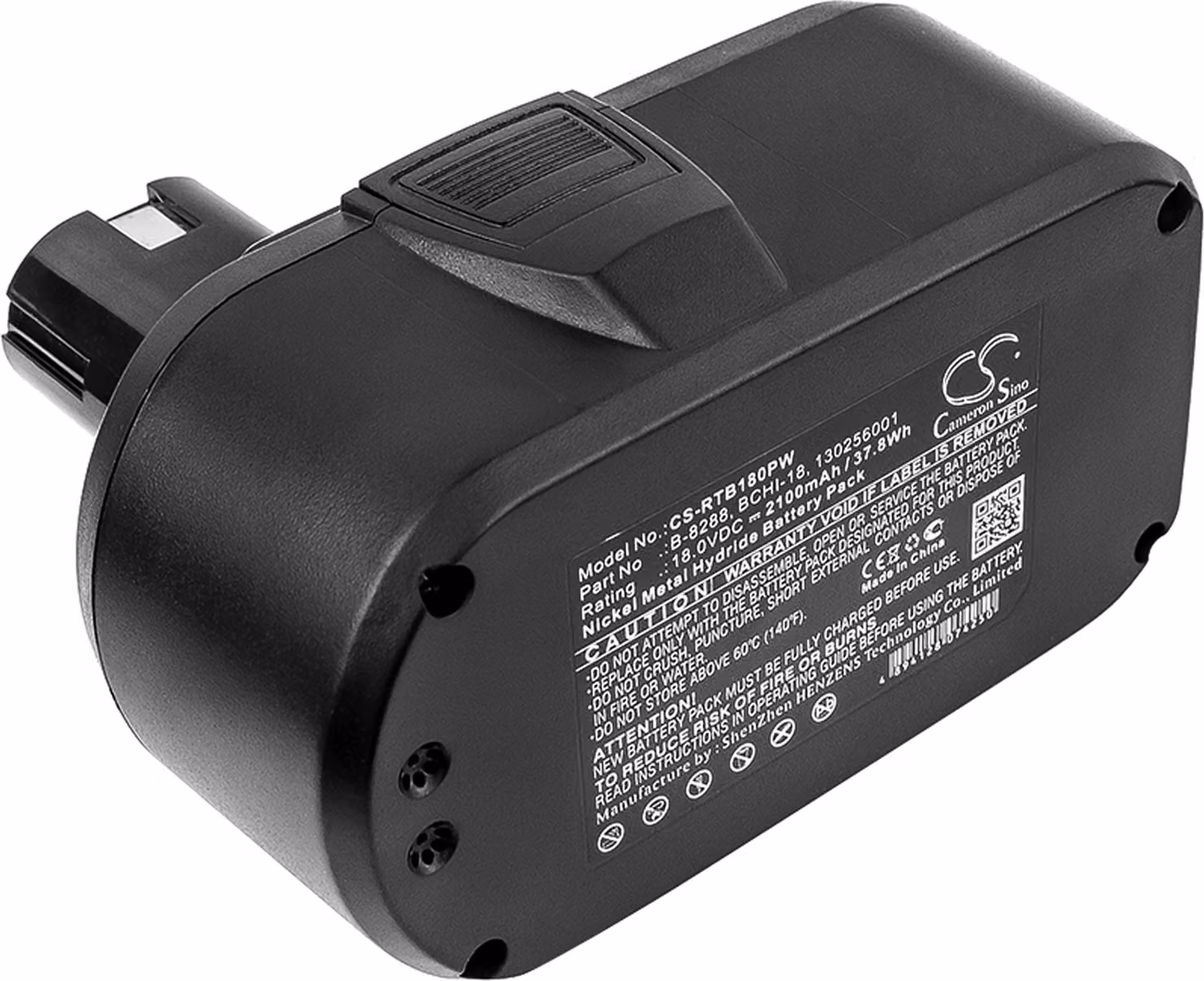 TECHTEK Batteria compatibile con [Ryobi] CDL1802P4, CID-1802P, CS1800, CTH1802, CTH1802K, FL1800, HBD750R, HD1800M, HP1802M, MS181, R10530, R10531, R