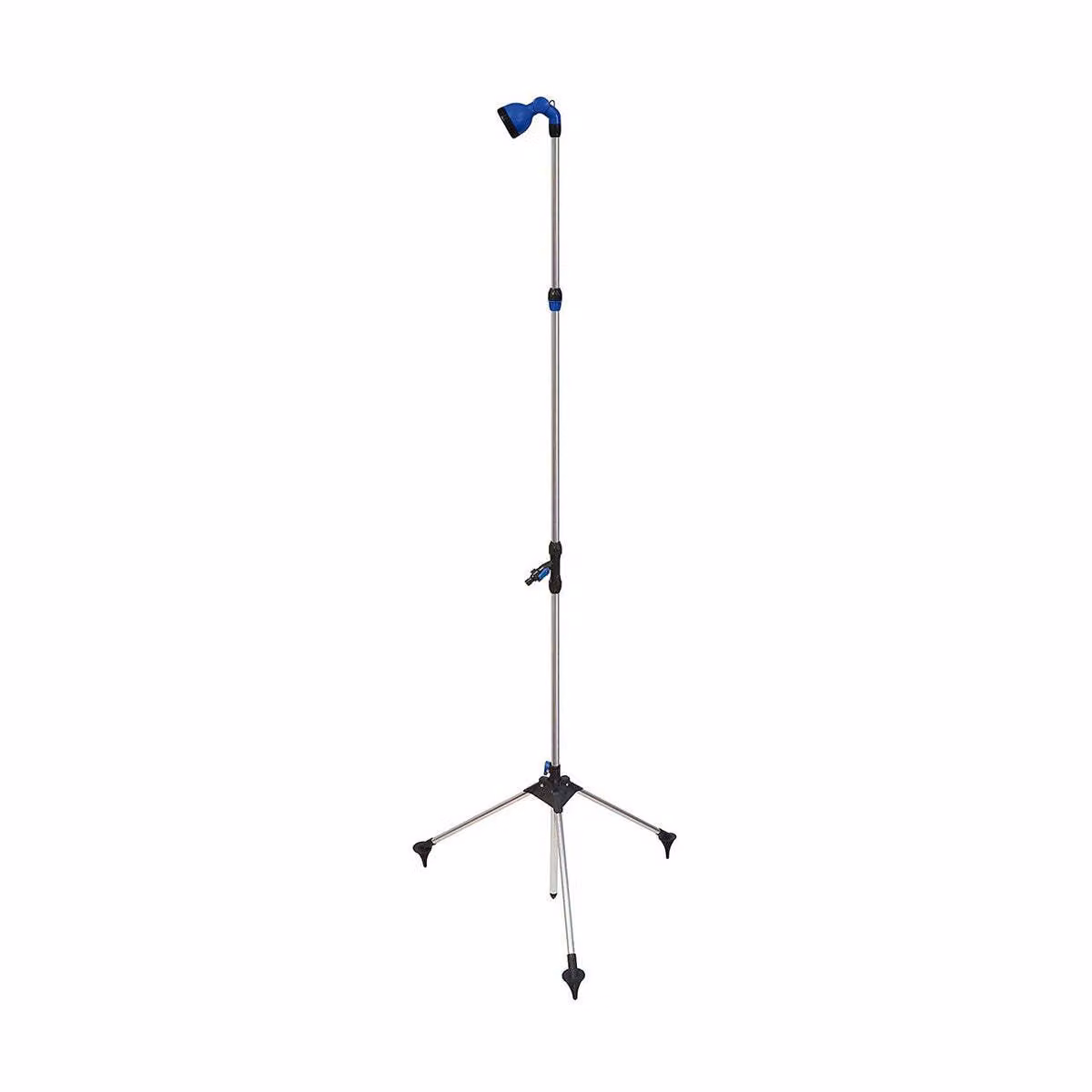 Doccia da giardino con treppiede 130-210cm uccello blu