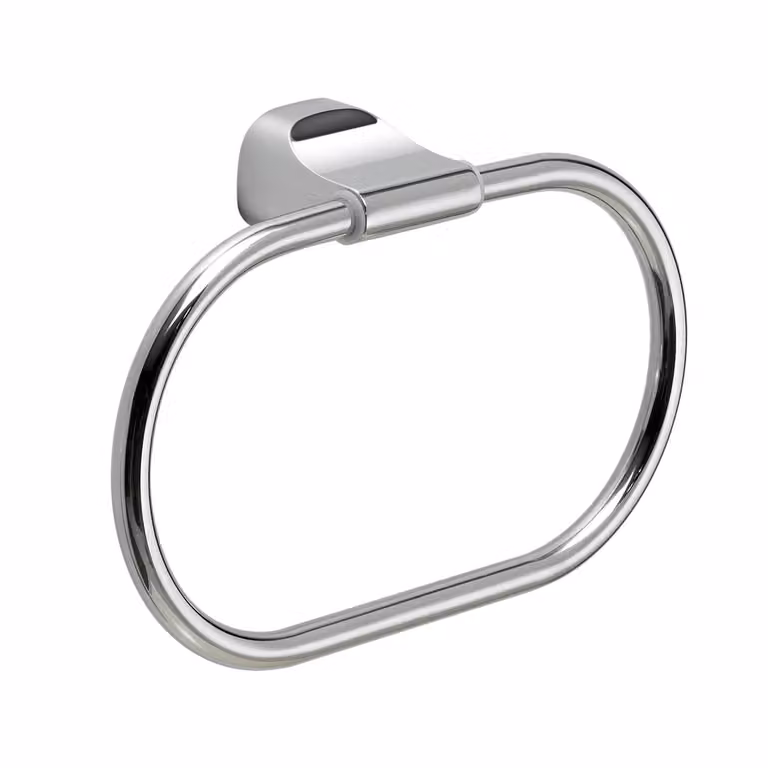 Portasalviette ad anello da muro in acciaio inox e Cromall ST70 Gedy serie STELVIO Cromato