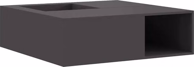 Focolare Nero 100 x 100 x 30 cm Acciaio CFW5935091