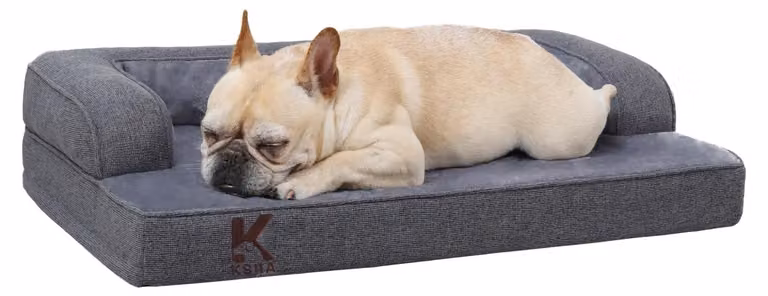 Solidchoice - Cuccia ortopedica per cani con rivestimento removibile, 88x55x15 cm
