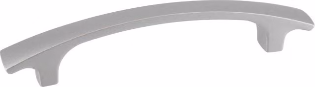 Set di 25 maniglie a barra Metalstyle 7132 in alluminio spazzolato colore argento, larghezza 96 mm