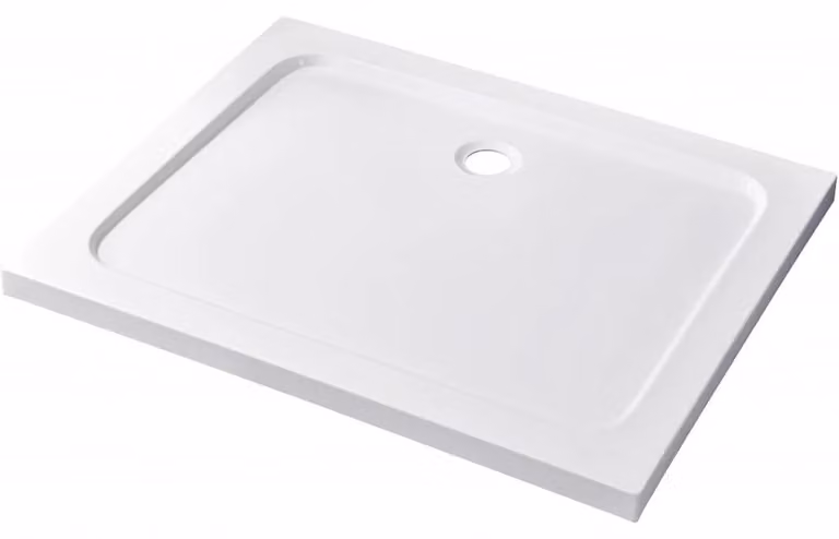 CERANO - Piatto doccia rettangolare Soto - acrilico - bianco lucido - 120x90x5 cm