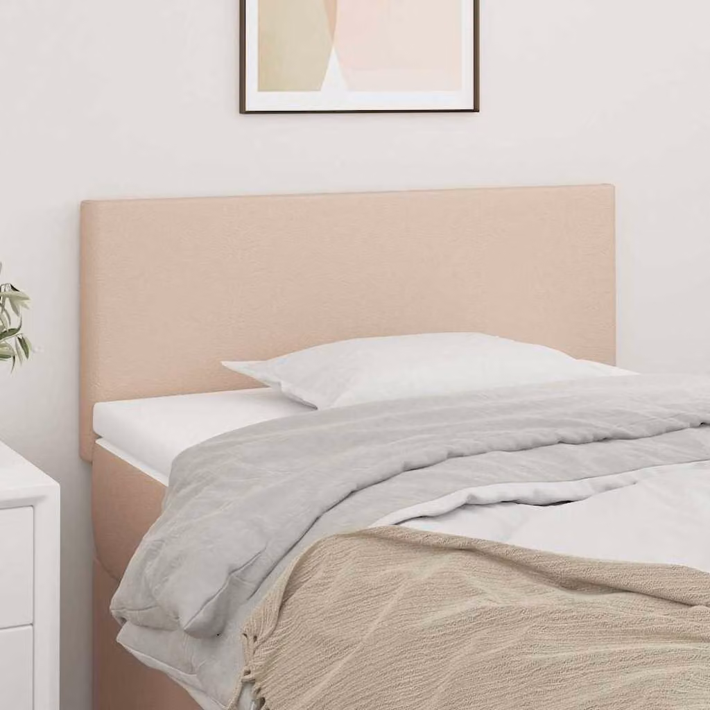vidaXL Testiera Cappuccino 90x5x78/88 cm in Similpelle
