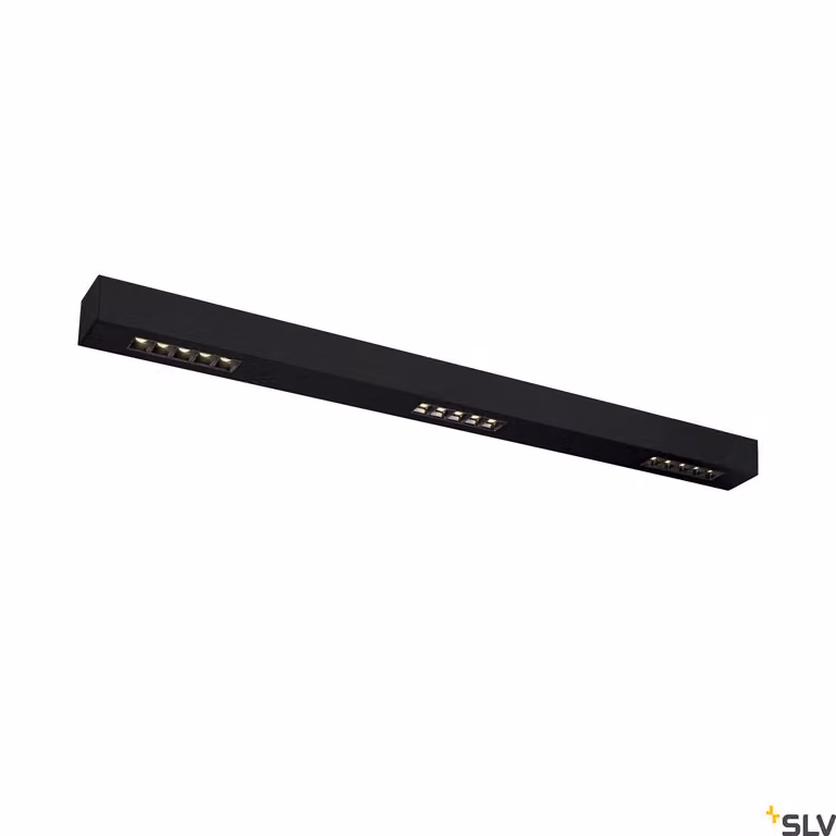 Q-LINE CL, plafoniera LED per interni, 1 m, BAP, nero, 4000K