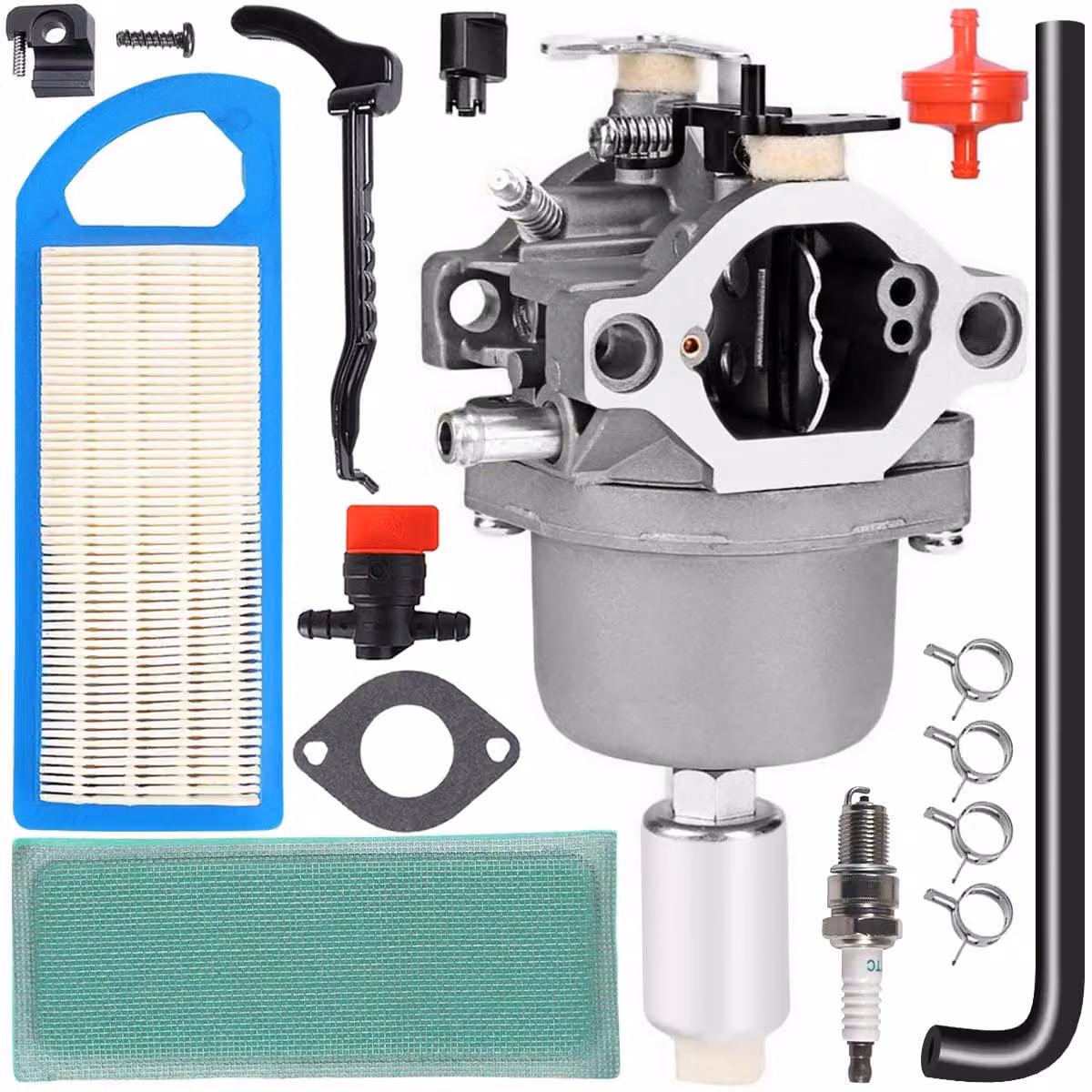 Carburatore per motori Briggs & Stratton da 14 a 18 HP - Kit completo con filtro dell'aria e candela - WA-NL-767