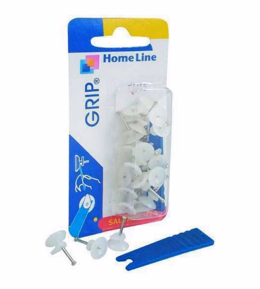Vigor Blinky Ganci Appendiquadri 10pz Plastica 1 Punta Blister