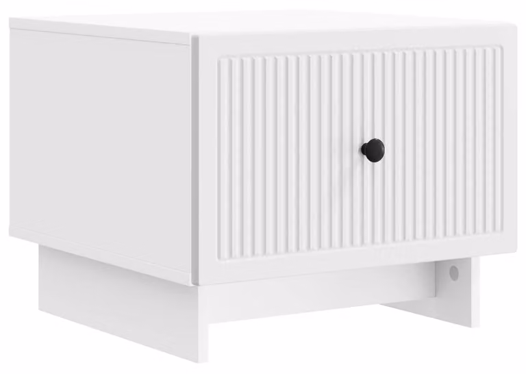 Tavolino da salotto Bianco 49 x 50 x 40 cm Legno ingegnerizzato