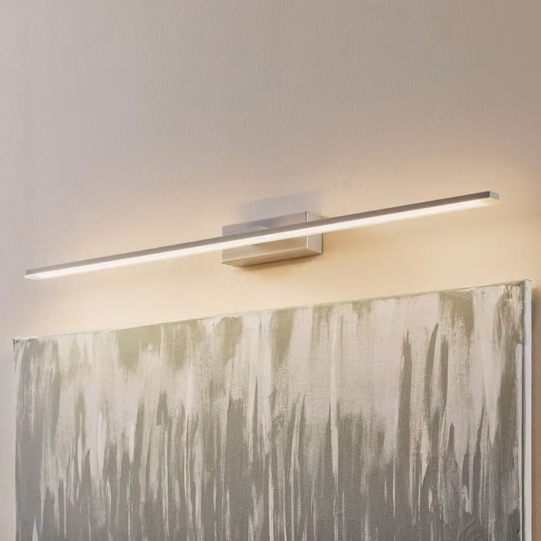 Applique da parete Miroir MCJ, Alluminio / Grigio / Zincato, Bagno, Alluminio, Moderno, Applique