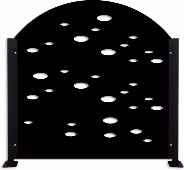 Ringhiera Signorbit in metallo rivestito in PVC opaco colore bianco con profilo rettangolare L: 118 cm, P: 118 cm, H: 118 cm