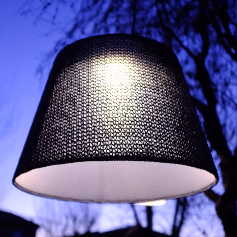 Artemide Tolomeo sospensione LED da esterni, nero, Nero, Alluminio, Design