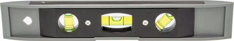 Mini livella, in plastica, con banda magnetica, 230 mm