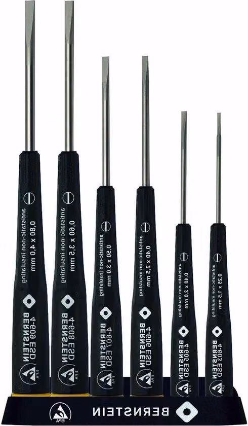 Set da 6 pezzi di cacciaviti universali in versione standard - Utensili gialli