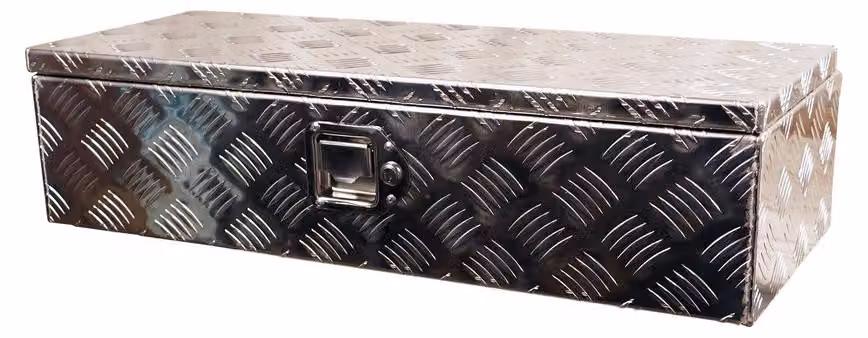 Contenitore portaoggetti in alluminio per rimorchio Cassetta degli attrezzi in alluminio 760x310x190