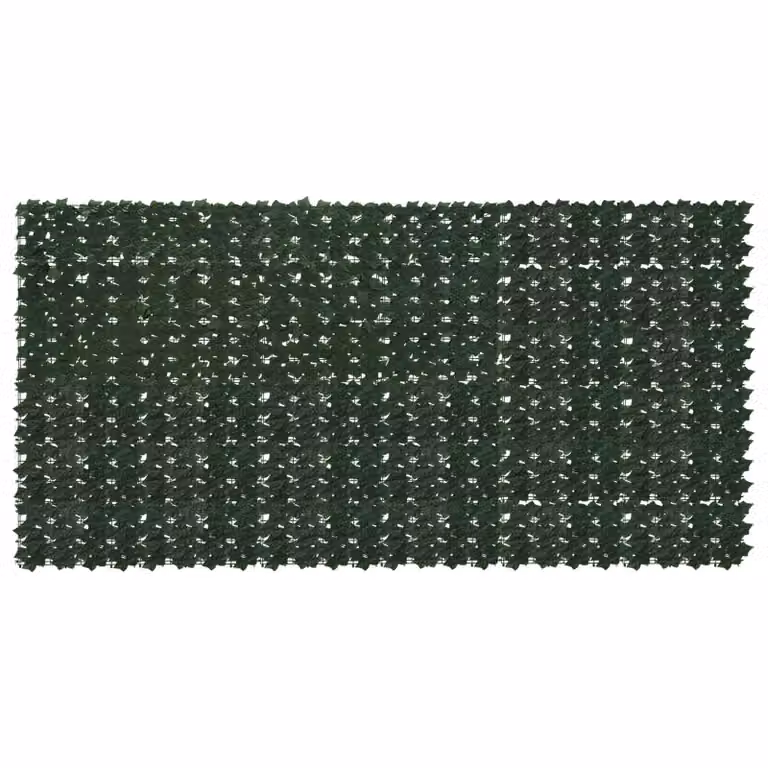 vidaXL Schermo per balcone con siepe artificiale verde scuro L: 300 cm, H: 150 cm