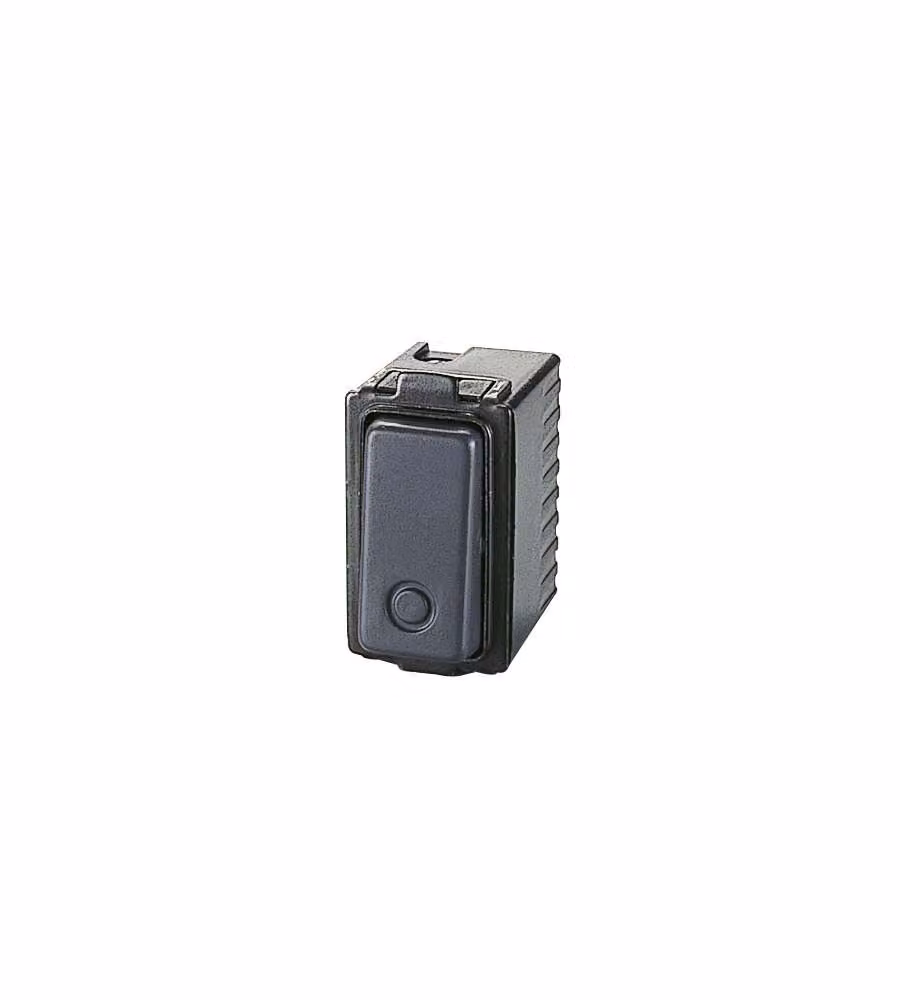 Frutto pulsante unipolare 10A Antracite