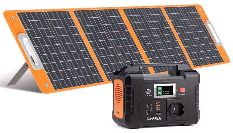 Power bank - Power station - Generatore portatile - Batteria solare - Alimentazione di emergenza - Batteria al litio da 151 Wh