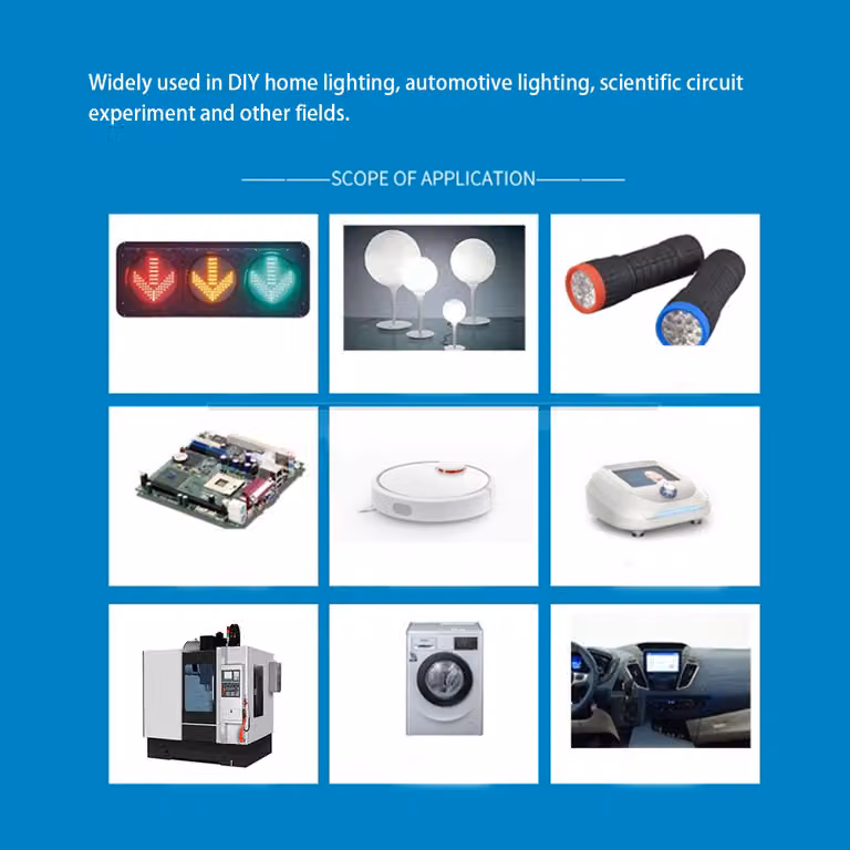 Diodi luminosi, diodo luminoso precablato, diodo luminoso cablato, diodo LED, diodo LED cablato