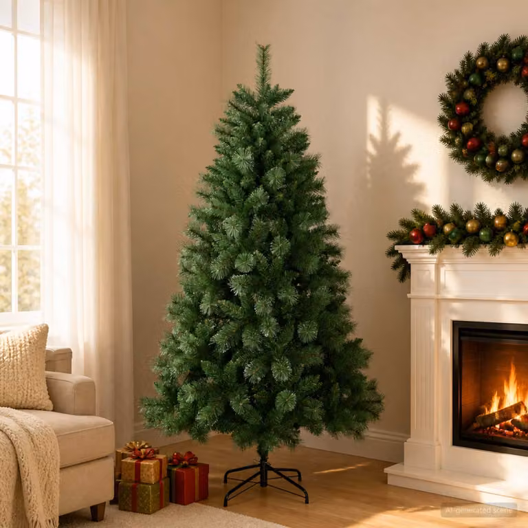 vidaXL Albero di Natale artificiale 150 cm PVC e Metallo Verde