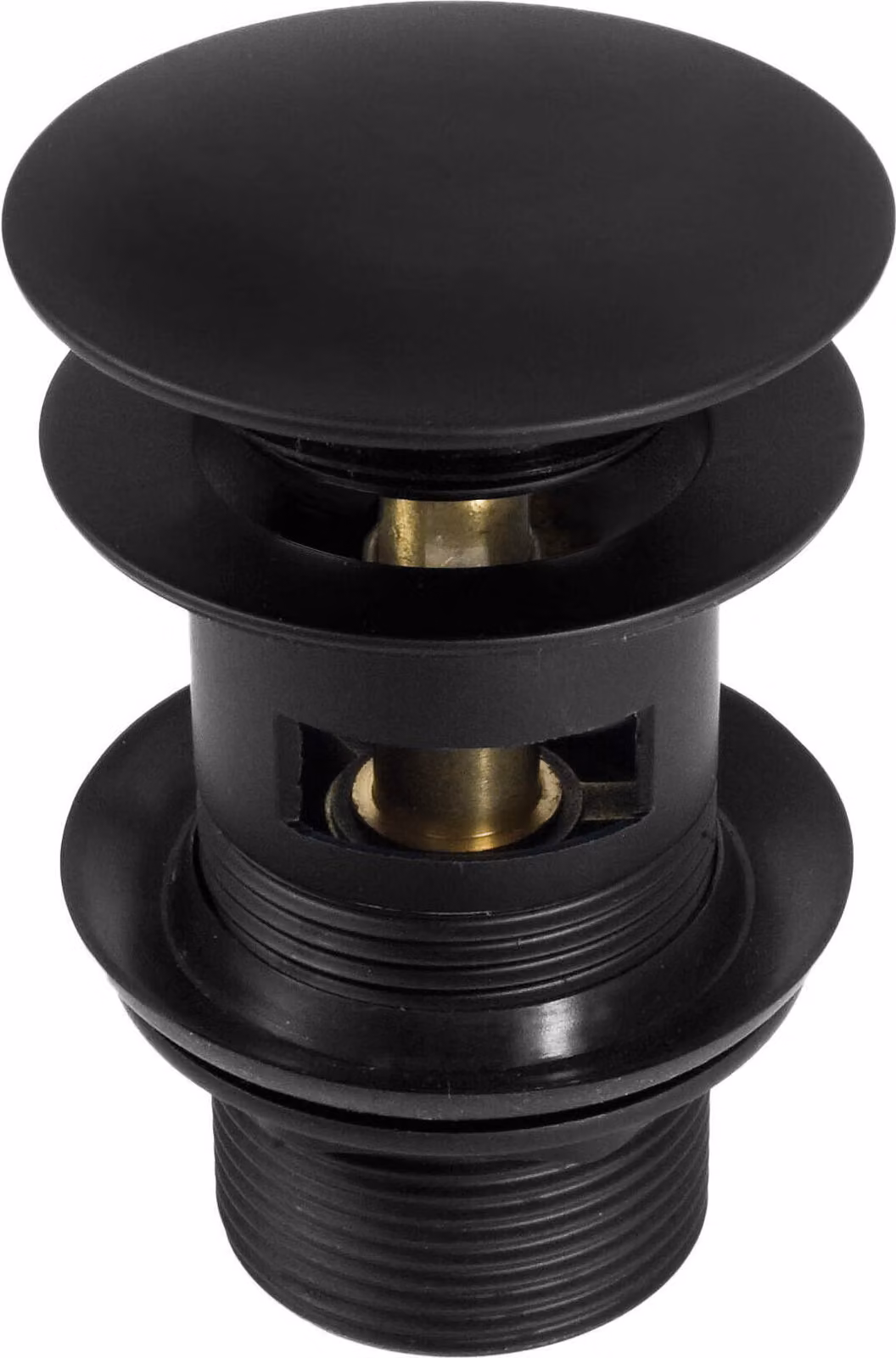 Click - clack nero - lavabo e bidet CLICK - KLAK - con troppopieno (NHC_B10B)