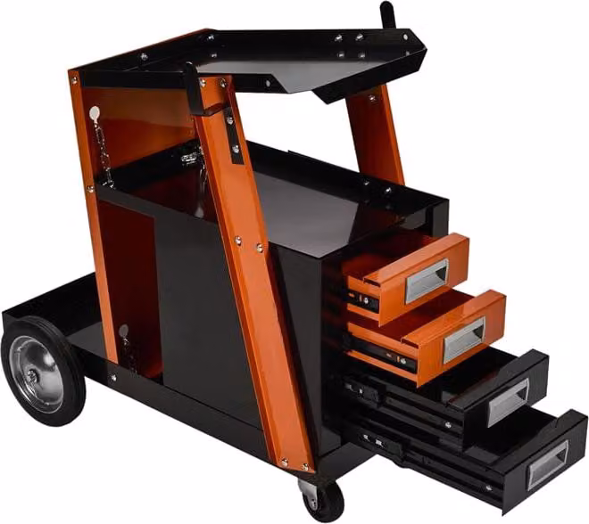 KRAFT&DELE Carrello per saldatura con cassetti KD374