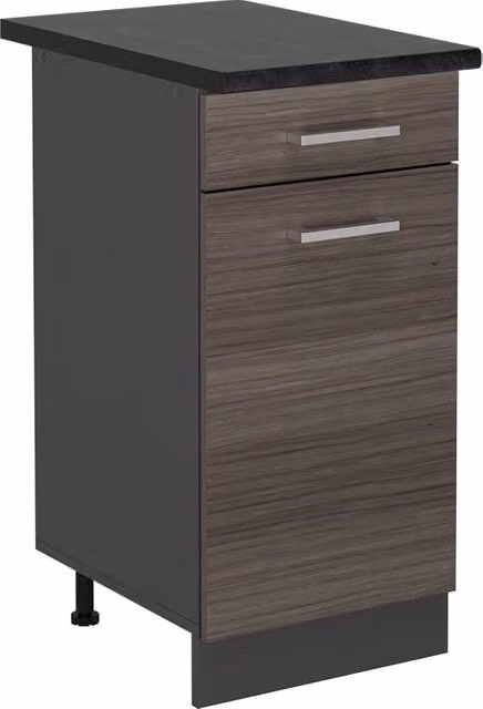 Mobiletto base per cucina Vicco R-Line Grigio nobile/Antracite L: 40 cm, H: 81,6 cm, P: 60 cm
