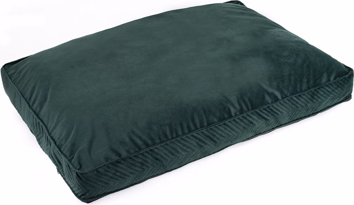 Esclusivo letto per cani Cuscino in memory foam per cani di media taglia Letto per cani lavabile Camoscio M: 50 x 65 cm Colore: Velluto verde