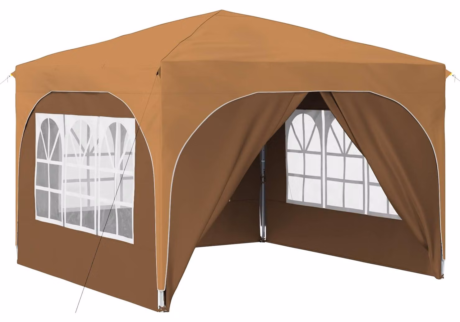 Tenda per feste a pop-up 290 x 290 x 245 cm Beige