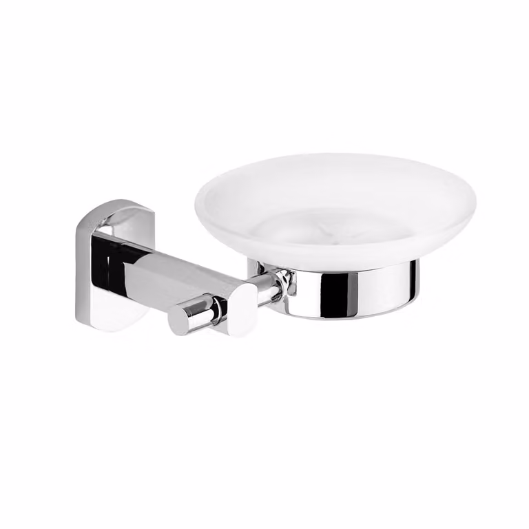 Portasapone da muro in acciaio inox e Cromall EP11 Gedy serie EDERA PLUS Cromato
