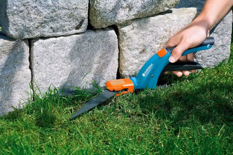Cesoie per erba rotanti e confortevoli con bordo di taglio a 360 gradi e impugnatura comoda (8734-20)