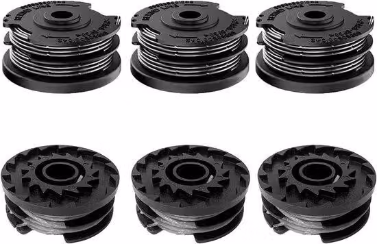 Bobina di ricambio per decespugliatore - 6 m - Ø 1,60 mm - 6 pezzi - di ricambio - 24-36 pollici
