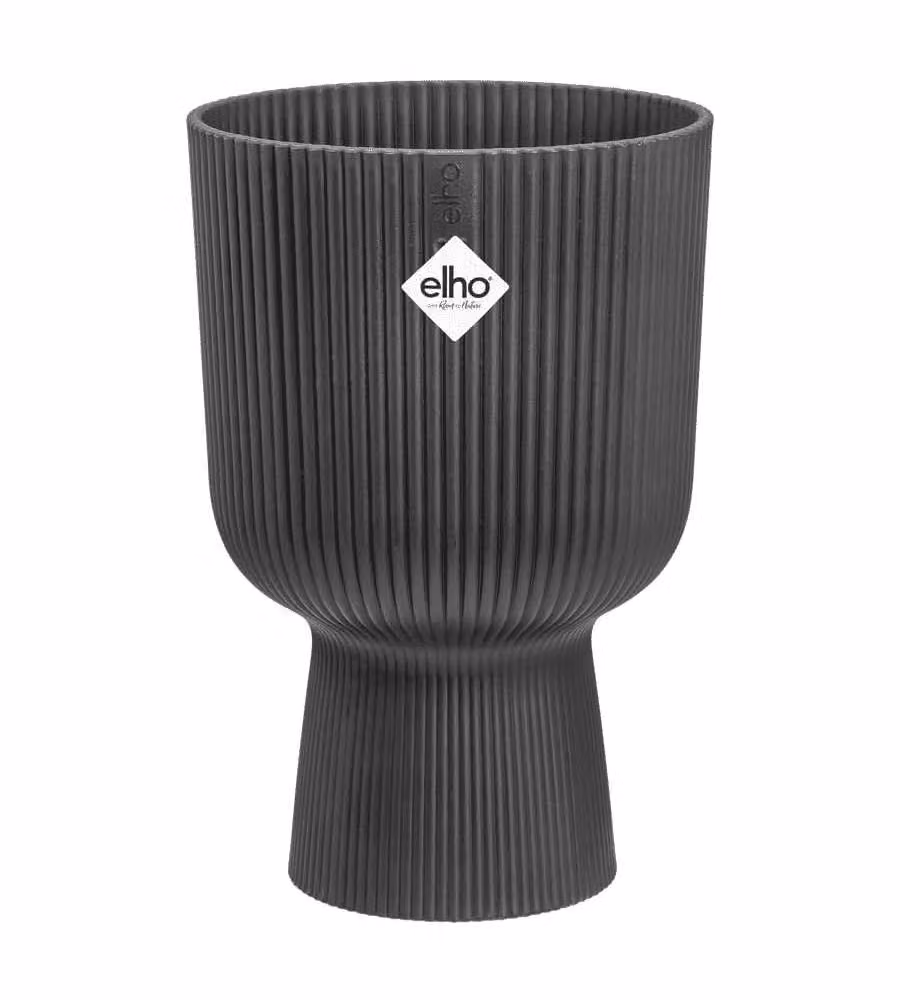 Elho Vaso per Piante Vibes Fold Coupe 14 cm Anthracite Design Moderno