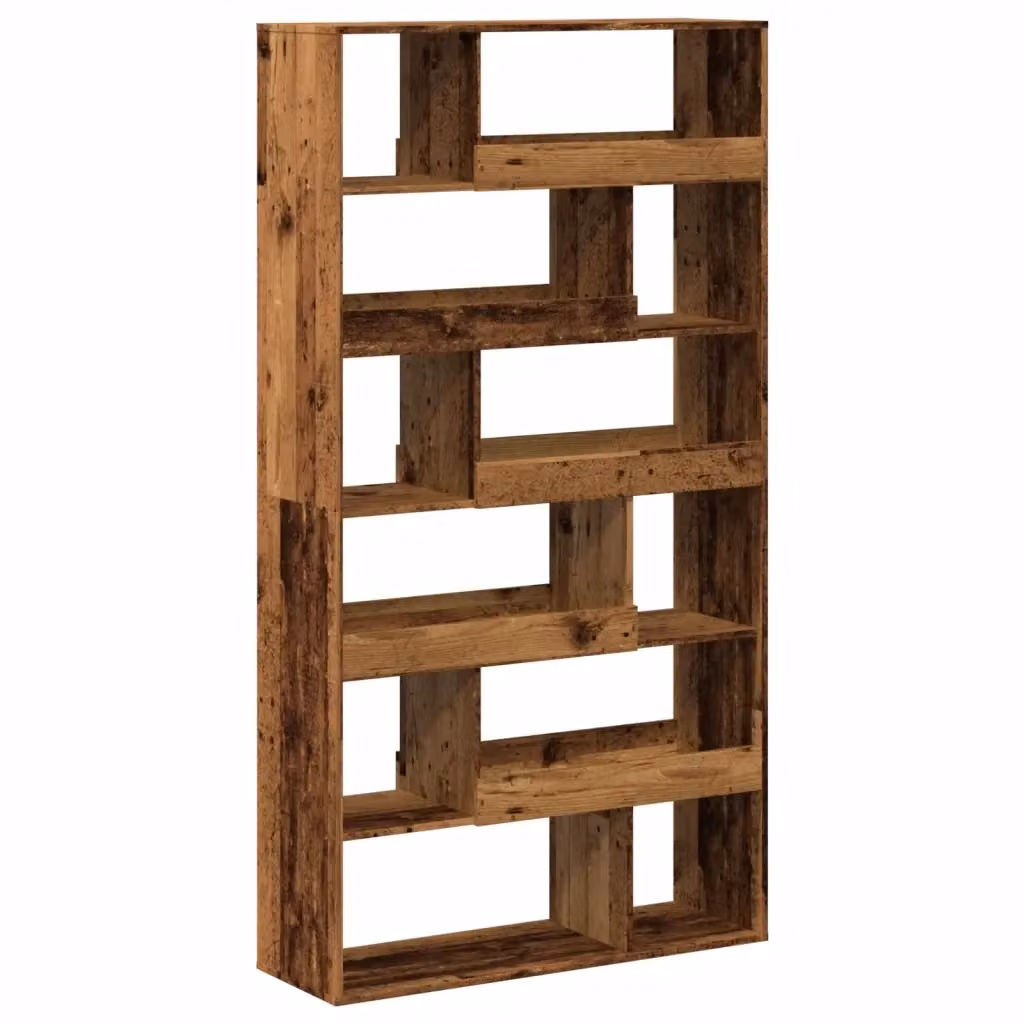 Libreria in Legno Antico vidaXL Marrone L: 100 cm, P: 33 cm, H: 187,5 cm – 2