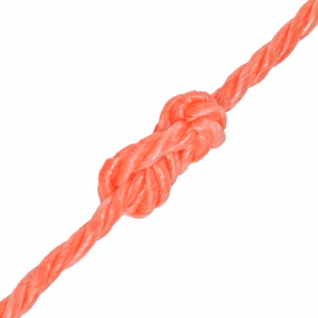 Corda intrecciata in polipropilene arancione da 12 mm, lunghezza 500 m – 2