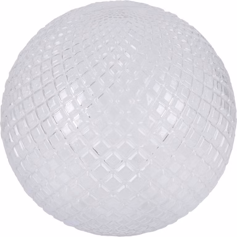 Paralume Cannes trasparente sferico 20 cm – elegante paralume in vetro per un'illuminazione moderna degli ambienti