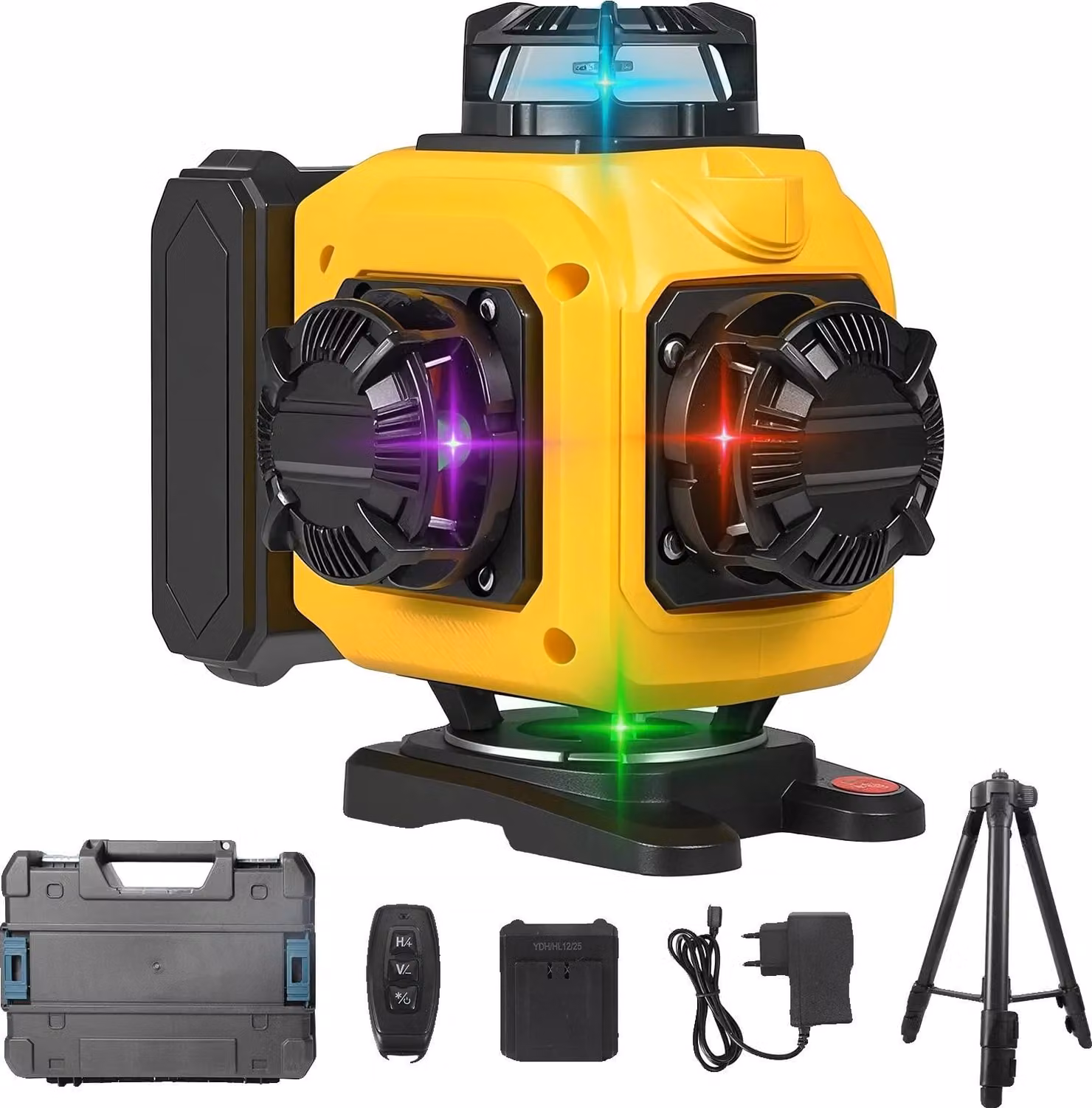 Livella laser, 16 linee, livellamento automatico, 1 batteria