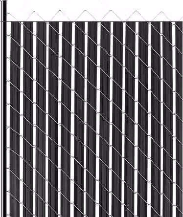 Listelli per la riservatezza VEVOR in HDPE nero per recinzione a maglie catena con bloccaggio inferiore, Altezza: 174 cm