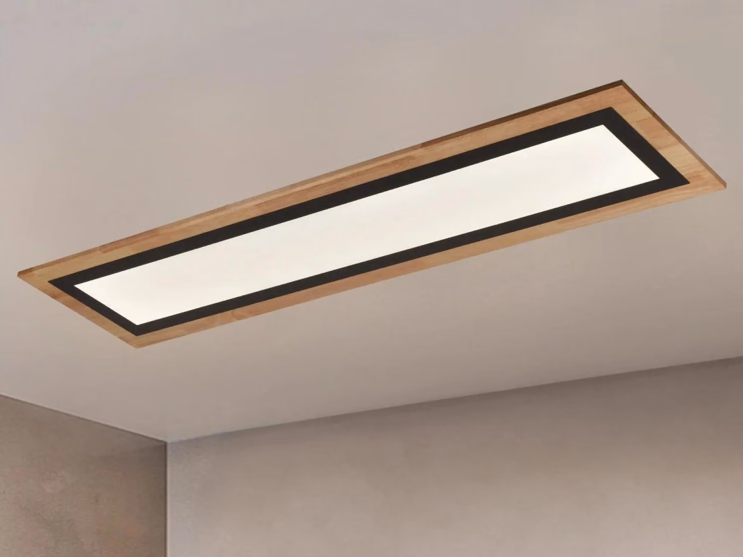 Lampada a soffitto a LED con telecomando, 55W - J1353/BW