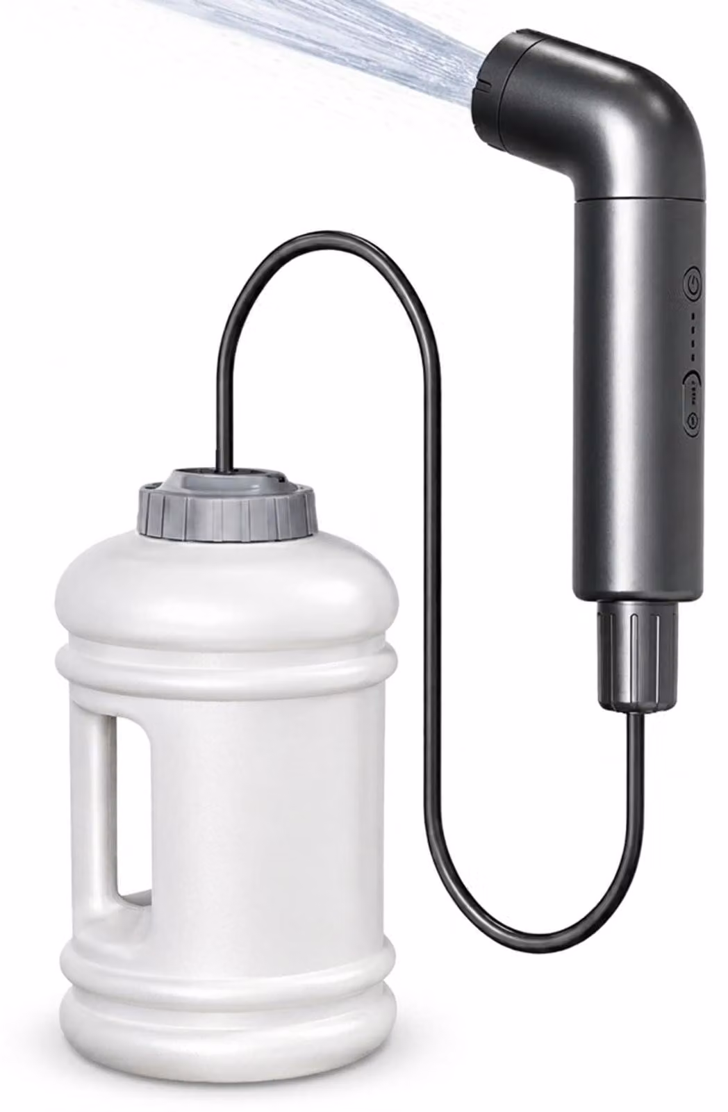 Bidet elettrico da 2,5 litri, con 3 livelli di pressione, ricaricabile tramite USB, portatile