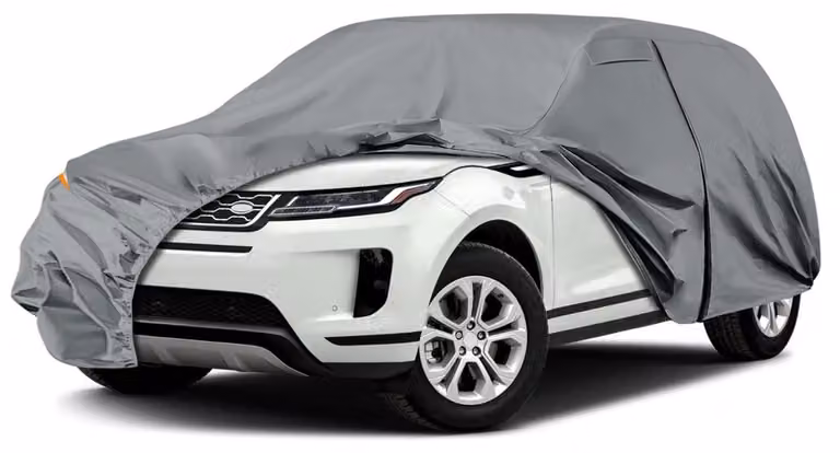 Copertura impermeabile per auto, compatibile con Land Rover Range Rover Evoque dal 2011 al 2025, colore grigio