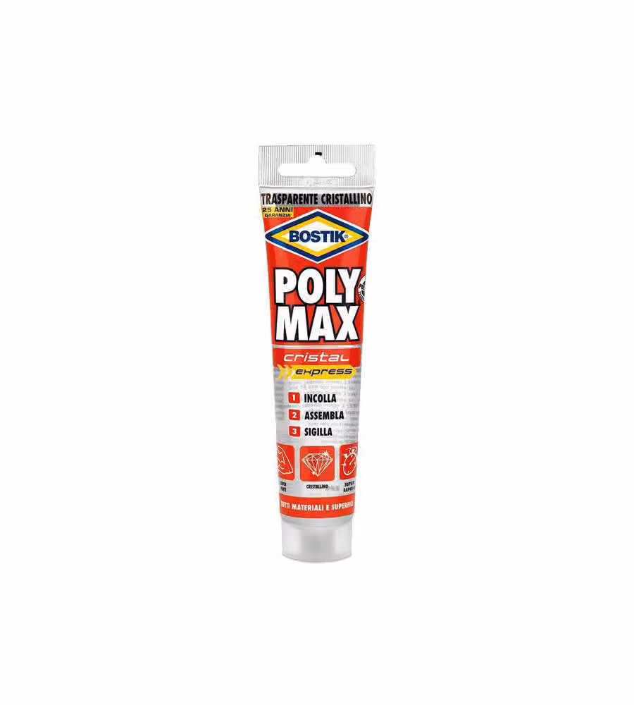 Bostik Sigillante Max Cristal Colla Montaggio 115g Trasparente